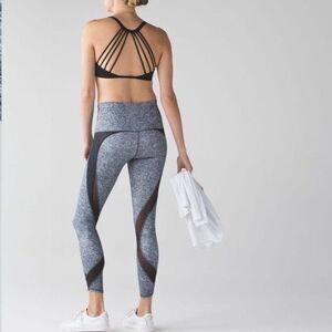 Women's Black and Gray Leggings